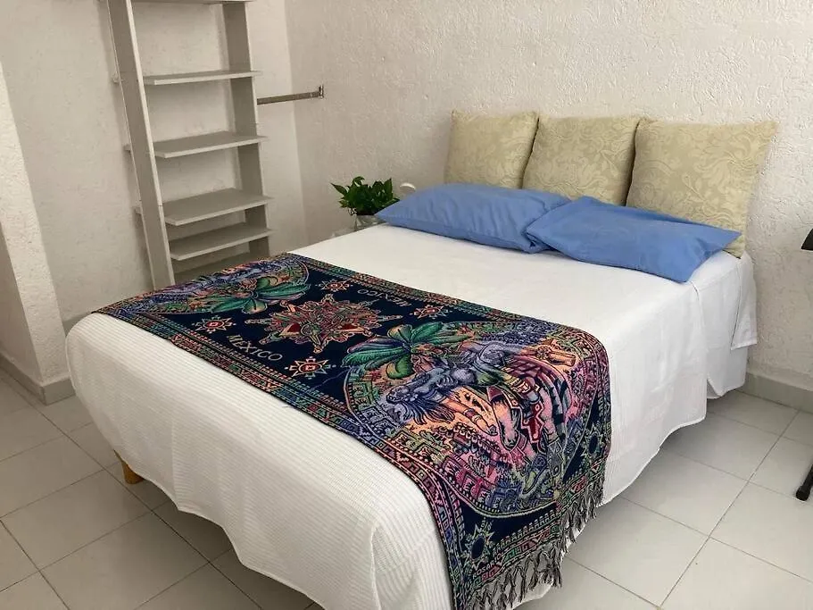 2 Double Bedrooms 1 Bath Puerto Morelos 10 Minutes To The Beach